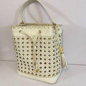 Lauren Ralph Lauren Portwood Debby Drawstring Bag Egg Shell White